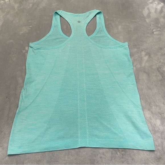 Lululemon Swiftly Tech Racerback Tank Top Tidal Teal / Tidal Teal 21933 - Picture 6 of 7